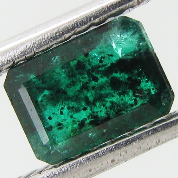 0.64ct Colombian Emerald Octagon: Excellent piece; well cut & colored; with treatment