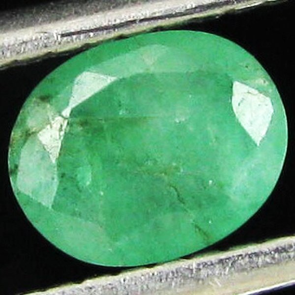 0.28ct Green Colombia Emerald Oval: Excellent specimen; well cut and colored; with customary treatment unless noted otherwise
