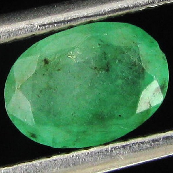 0.42ct Green Colombian Emerald Oval: Excellent specimen; well cut and colored; with customary treatment unless noted otherwise