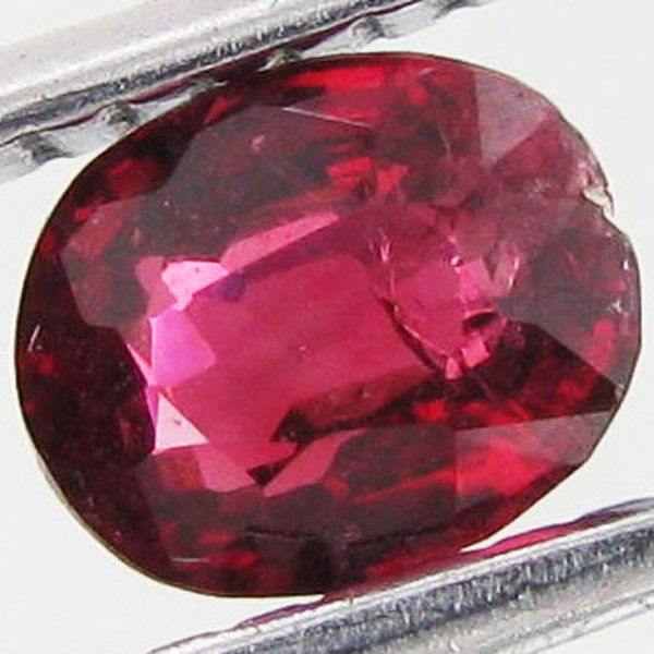 0.73ct Natural Red Spinel: Excellent piece; well cut & colored; with treatment