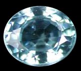 .85ct Superb Sea Foam Blue Zircon VVS: VERY RARE Cambodian Zircon top grade; RARE COLOR