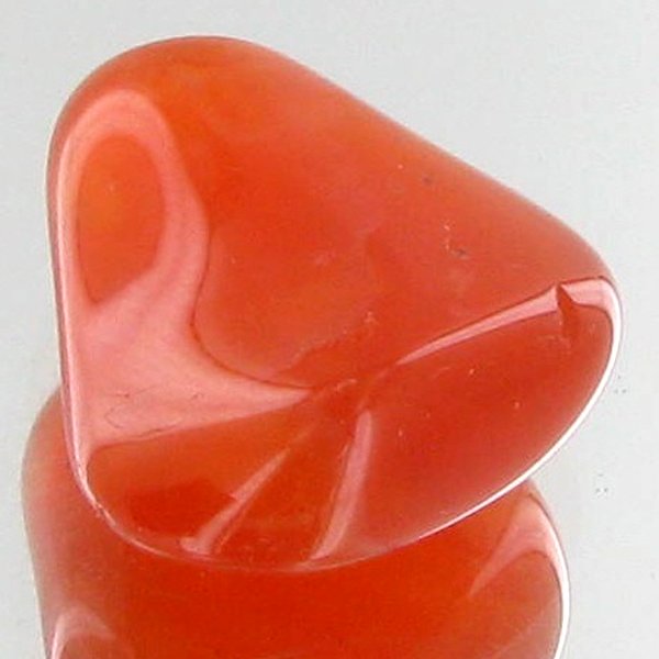 17.55ct Carnelian Freeform Cabochon: Excellent and well colored; with treatment