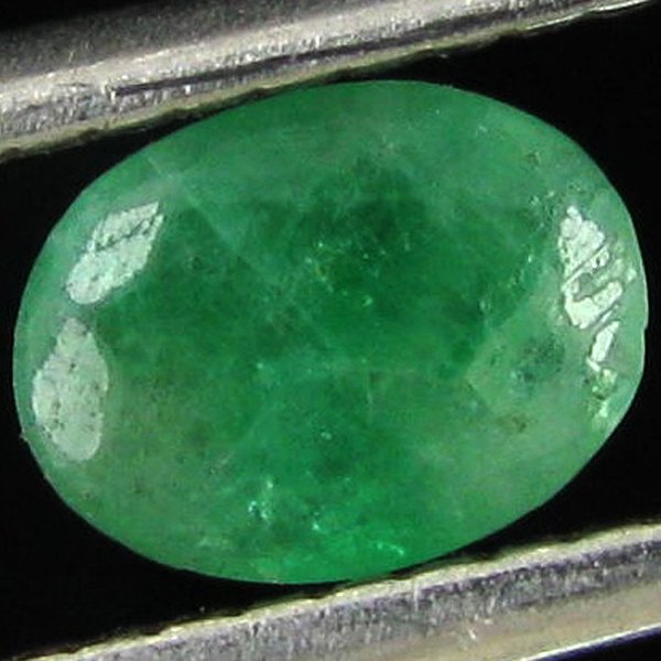 0.27ct Green Colombian Emerald Oval: Excellent specimen; well cut and colored; with customary treatment unless noted otherwise