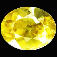 1ct Natural Yellow Beryl: Excellent piece; well cut & colored; with treatment