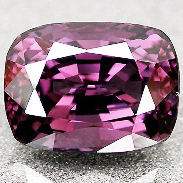 4.95ct Natural Titanium Purple Spinel: Excellent piece; well cut and colored; with treatment