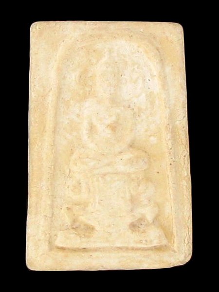 Antique Thai Clay Buddha Amulet Auyuthya: Excellent antique piece