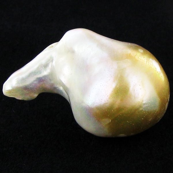 46.90ct Tahitian Baroque Pearl: Baroque shaped; drilled and ready for one-of-a-kind pendant
