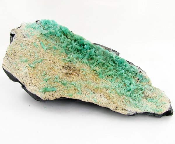 6365ct Natural Colombian Emerald Crystal Cluster: Excellent very large specimen with many crystals on base material