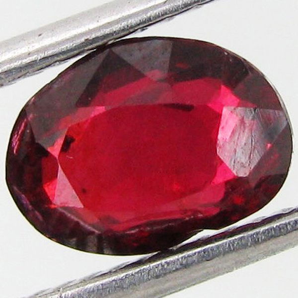 1.45ct Top Blood Red Spinel Oval: Excellent Piece; well colored and cut; NO treatment