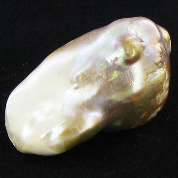 35ct Tahitian Baroque Pearl: Baroque shaped; drilled and ready for one-of-a-kind pendant