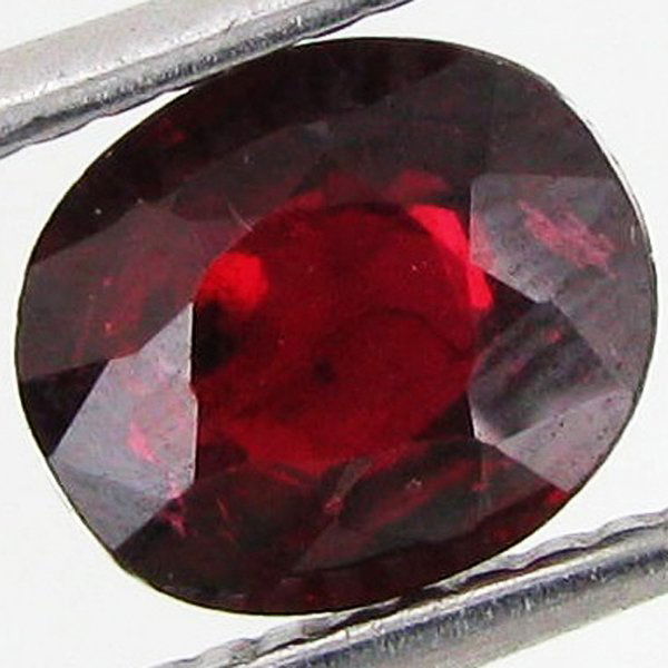 1.15ct Top Blood Red Spinel Oval: Excellent Piece; well colored and cut; NO treatment