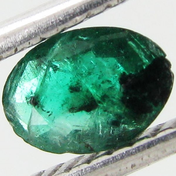 0.36ct Colombian Emerald Oval: Excellent piece; well cut & colored; with treatment