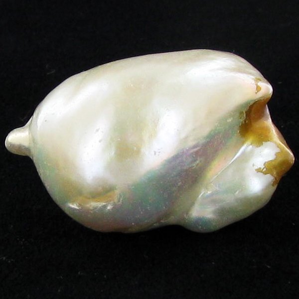 42ct Tahitian Baroque Pearl: Baroque shaped; drilled and ready for one-of-a-kind pendant