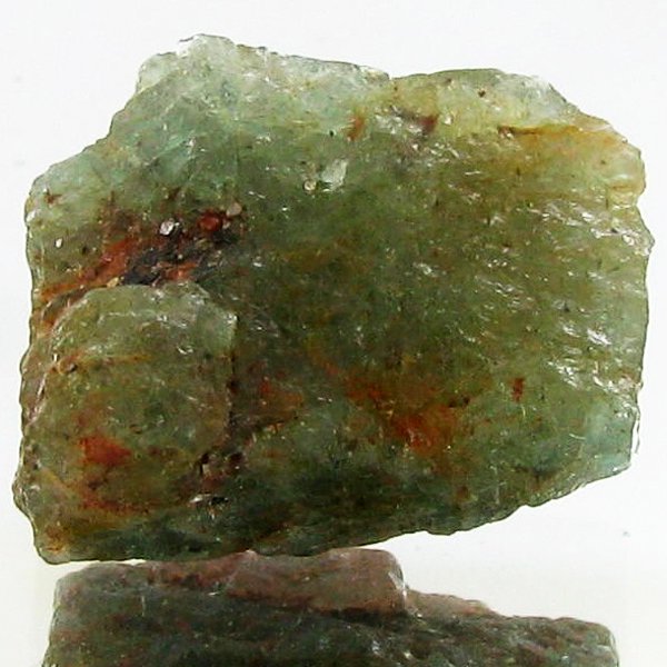 15.05ct Rough Green Emerald Colombian Unheated: Excellent specimen; well cut and colored; with customary treatment unless noted otherwise