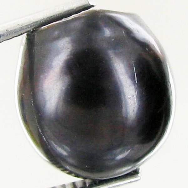 15.31ct Freeform Tahitian Black Pearl: Scarcely shaped; drilled and ready for one-of-a-kind pendant