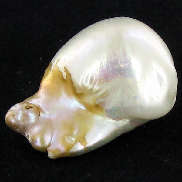 36.35ct Tahitian Baroque Pearl: Baroque shaped; drilled and ready for one-of-a-kind pendant
