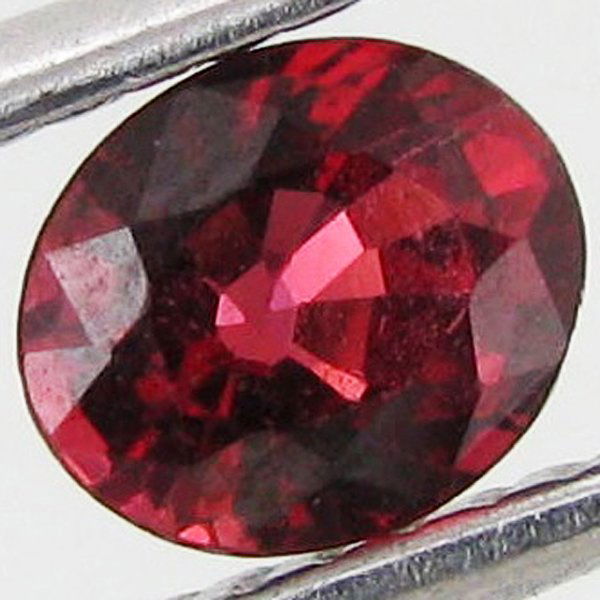 0.6ct Natural Intense Red Spinel Oval: Excellent Piece; well colored and cut; NO treatment