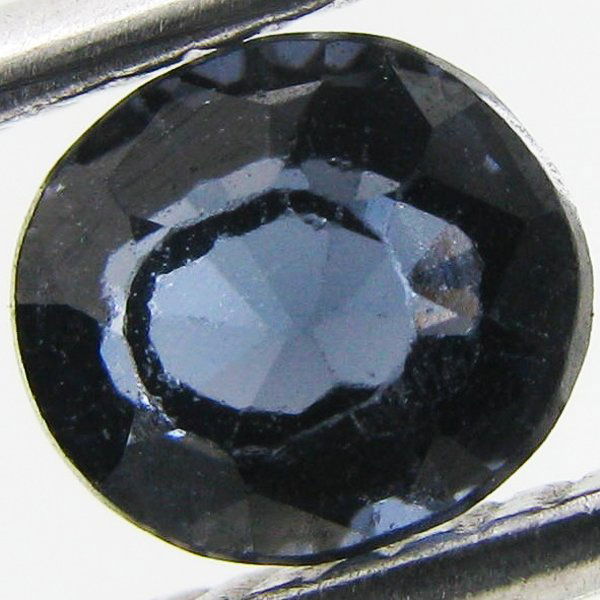 0.75ct Clean Blue Spinel Oval: Excellent piece; well cut & colored; with treatment