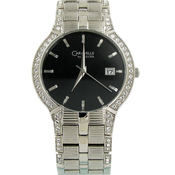 Collectible Bulova Caravelle NEW Crystal Watch: Great new piece in box without original box & papers; high retail