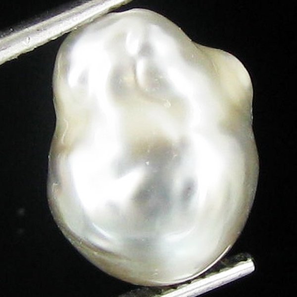 8.4ct Tahitian Baroque Pearl: Baroque shaped; drilled and ready for one-of-a-kind pendant