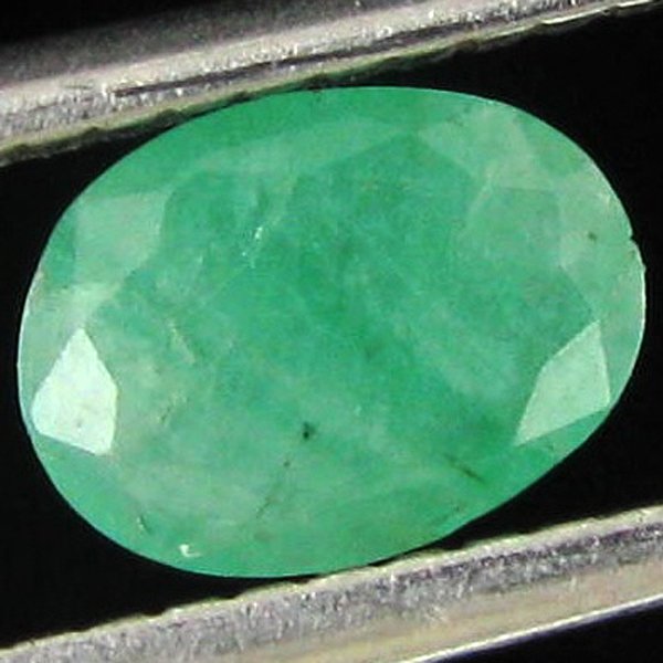 0.38ct Green Colombia Emerald Oval: Excellent specimen; well cut and colored; with customary treatment unless noted otherwise