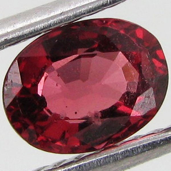 0.7ct Natural Intense Red Spinel Oval: Excellent Piece; well colored and cut; NO treatment
