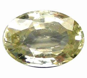 1.30ct Sparkling Oval White Green Natural Zircon: VERY Scarce Cambodian Zircon grade; Scarce COLOR