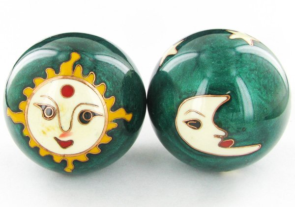 Chinese Ben Wa Chime Health Balls: New pair in presentation box
