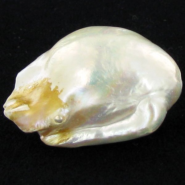 34.35ct Tahitian Baroque Pearl: Baroque shaped; drilled and ready for one-of-a-kind pendant
