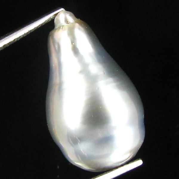 19.49ct Tahitian Baroque Pearl: Baroque shaped; drilled and ready for one-of-a-kind pendant