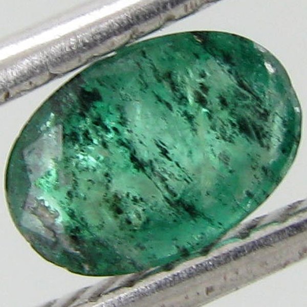 0.42ct Colombian Emerald Oval: Excellent piece; well cut & colored; with treatment