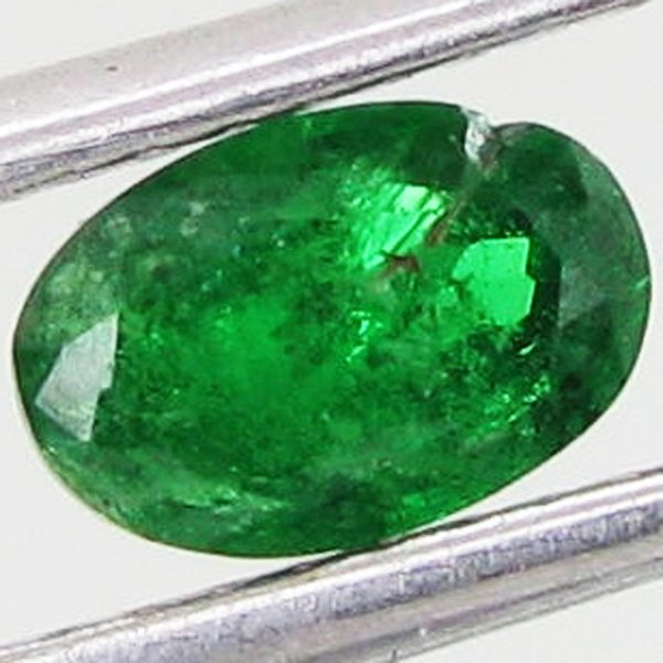 0.55ct Natural Tsavorite Green Garnet: Excellent piece; well cut & colored; with treatment
