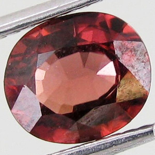 1.9ct Clean Natural Red Zircon: Excellent piece; well cut & colored; with treatment