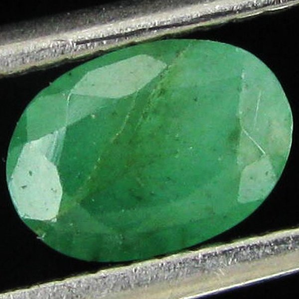 0.56ct Green Colombia Emerald Oval: Excellent specimen; well cut and colored; with customary treatment unless noted otherwise