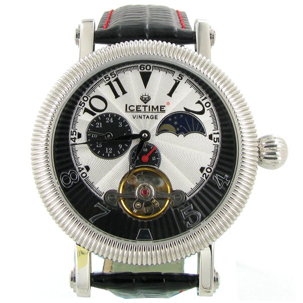 New Ice Time Mens Watch White Gold Plated: Brand new mens bling style; box and papers; high $$$ retail