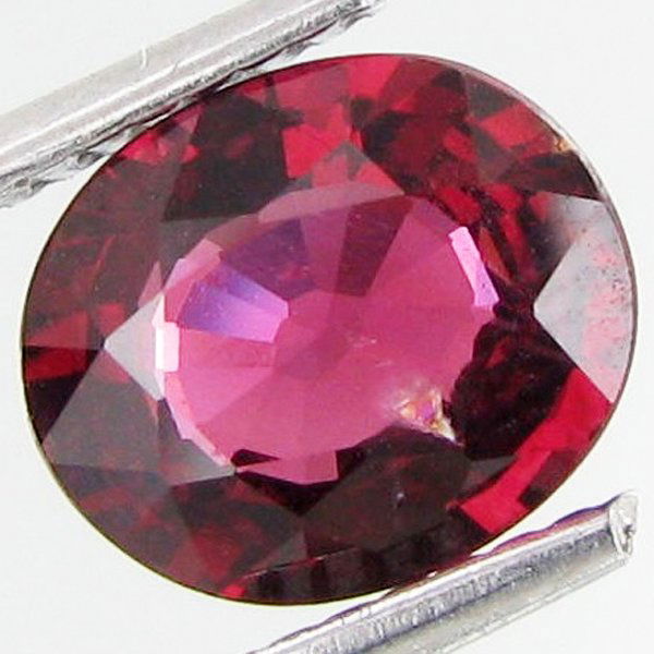 1.71ct Oval Gem Scarlet Red Spinel: Excellent piece; Well cut and colored; with treatment