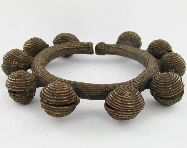1270ct Antique African Tribal HEAVY Bronze Cuff Bracele: Scarce one of a kind hand made tribal piece
