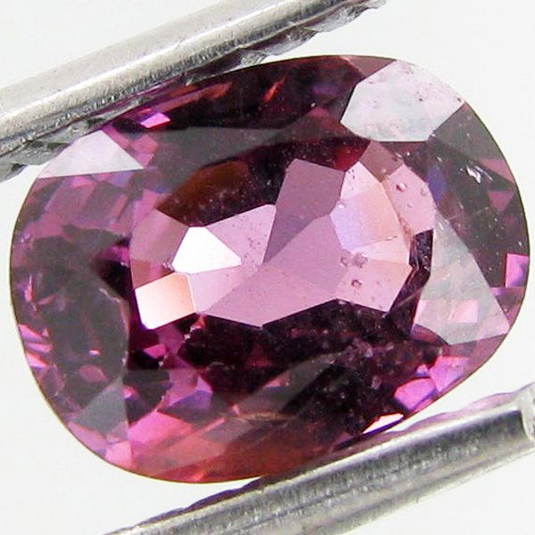 1.25ct Lovely Purple Pink Oval Clean Natural Spinel: Excellent piece; well cut and colored; with treatment
