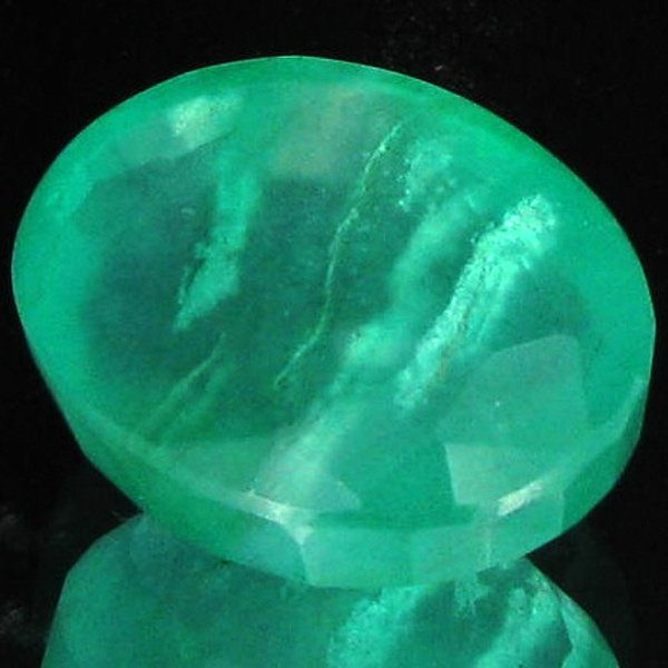 24.29ct Colombian Emerald HUGE: Excellent piece; well cut & colored; with customary treatment