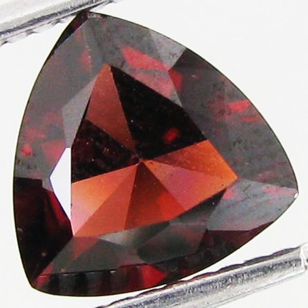 2.38ct Brilliant Red Zircon: Excellent piece; well cut & colored; with treatment