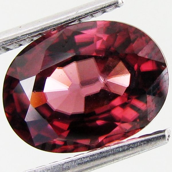 4.34ct Natural Hot Cherry Red Zircon: Excellent piece; well cut & colored; with treatment