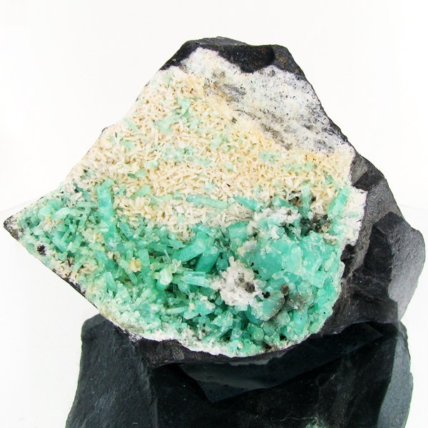 1995ct Natural Colombian Emerald Crystal Cluster: Excellent large specimen with many small crystals on base material