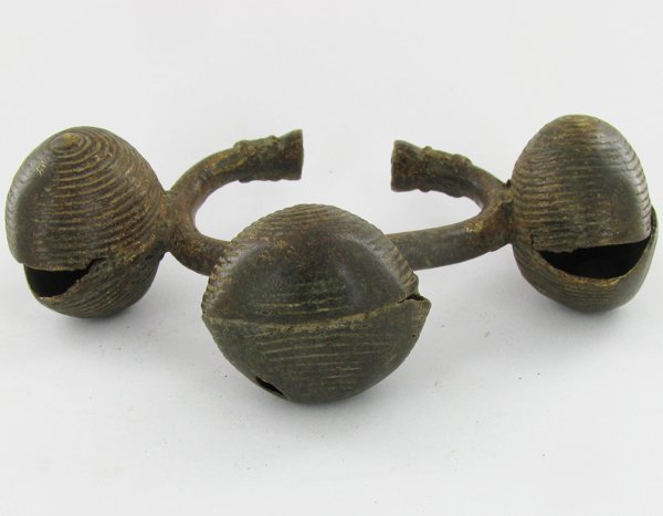 995ct Antique African Tribal HEAVY Bronze Cuff Bracelet: Scarce one of a kind hand made tribal piece