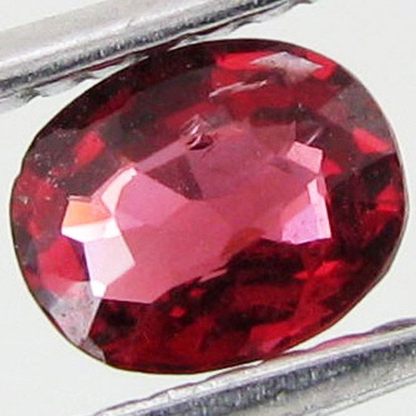 0.57ct Natural Red Spinel: Excellent piece; well cut & colored; with treatment