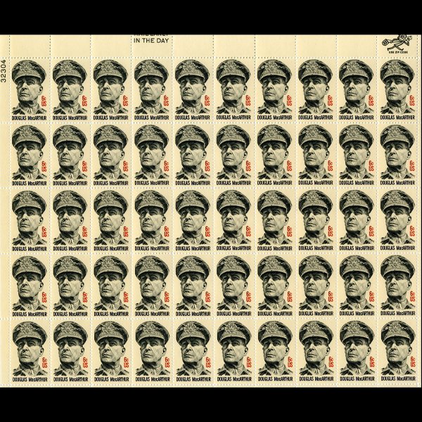 1971 US MacArthur 8c Mint Sheet: Excellent full sheet