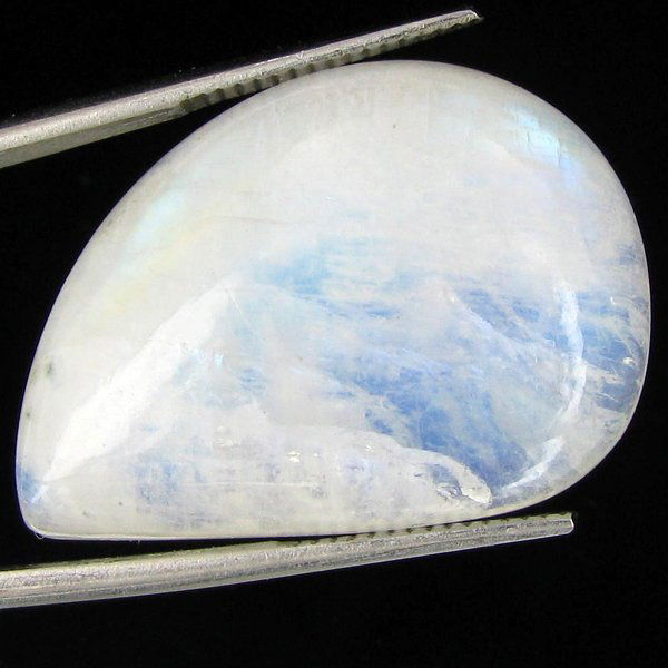 37.30ct Vibrant Color Moonstone Cabochon: Excellent piece; well cut & colored; with treatment