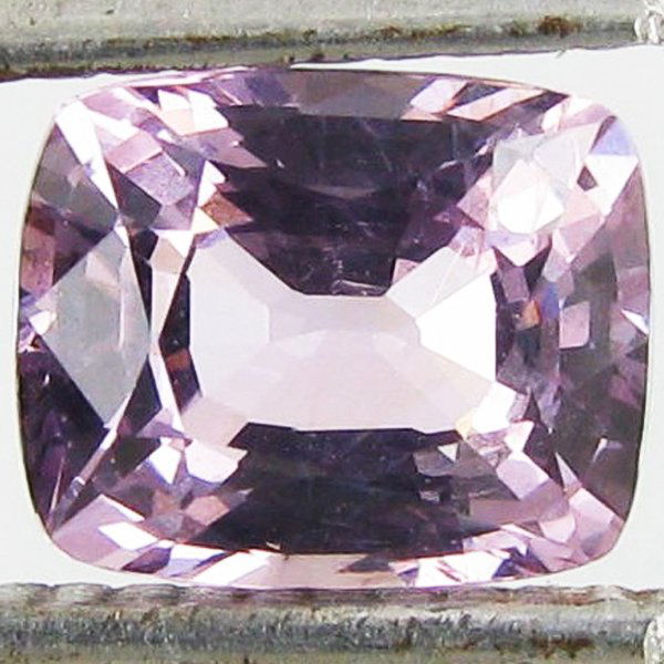 1.87ct Lavender Purple Spinel Cushion : Excellent grade 9 of 10 specimen; estimated Gem Guide wholesale $842, estimated retail $2244; Ceylon origin