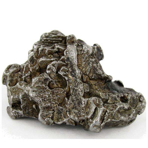 38gm Meteorite Campo Del Cielo Argentina: Scarce remnant of prehistoric (2000-4000bc) meteorite discovered in the 16th century; a main mass of 18 tons has been discovered along with a shower of smaller breakup fragments; cosmic age is young f