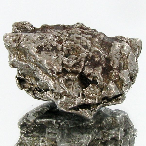 49gm Meteorite Campo Del Cielo Argentina: Scarce remnant of prehistoric (2000-4000bc) meteorite discovered in the 16th century; a main mass of 18 tons has been discovered along with a shower of smaller breakup fragments; cosmic age is young f