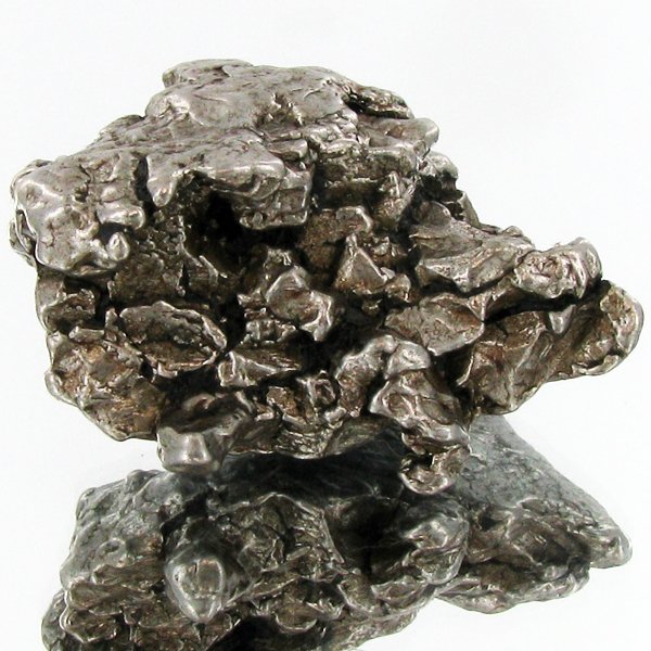 39gm Meteorite Campo Del Cielo Argentina: Scarce remnant of prehistoric (2000-4000bc) meteorite discovered in the 16th century; a main mass of 18 tons has been discovered along with a shower of smaller breakup fragments; cosmic age is young f